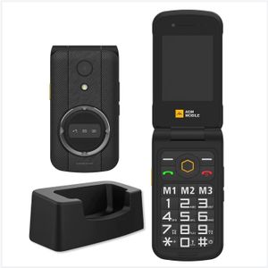 AGM M8 FLIP, 2.8", 4G Rugged Phone, Waterproof, LED Torch