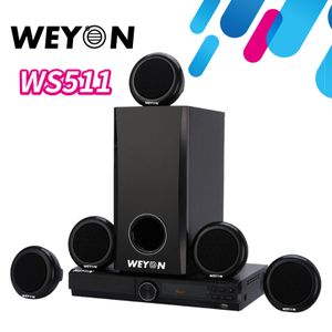 WEYON WS511 5.1ch Bluetooth Speaker Home Theater - Black