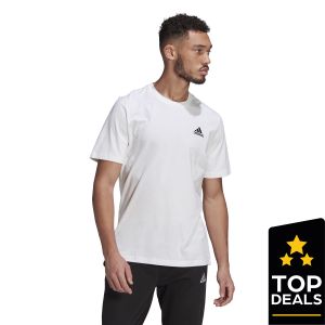 ADIDAS Essentials Embroidered Small Logo T-Shirt Men