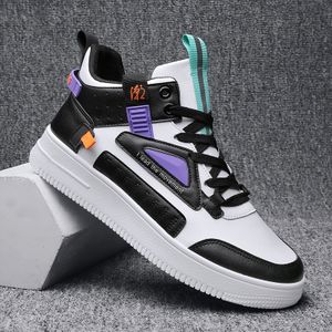 2024 Mens Casual Board Shoes Running Sneakers - White/Black