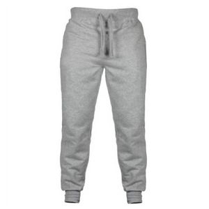 Mens Trousers Casual Trendy Combat Chinos Sport Pants Jogger - Gray