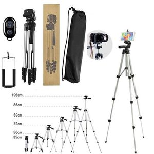 Tripod Stand Selfie Stick Phone Camera Live Streaming Stand Holder + Bluetooth Remote Control