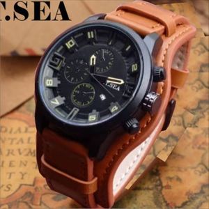 O.T.SEA Men's Quartz Watches Luxury Wrist Watch Gift For Male