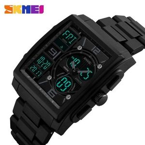 Skmei Men Sport Wristwatch Dual Display Digital Quartz Waterproof