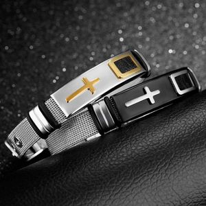 New Cuff Bracelet Titanium Stainless-2Pcs