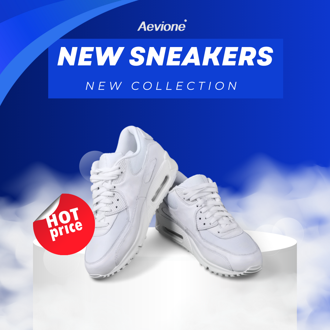 Blue And White Modern Sneakers Amazon Product Image