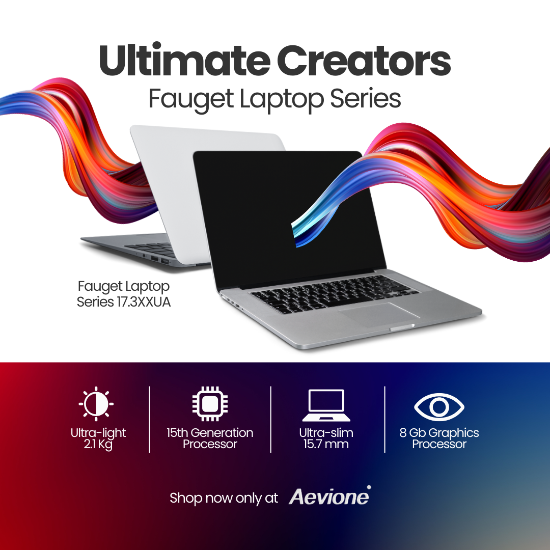 White and Gradient Color Modern Illustrative Laptop Product Promotion Instagram Post