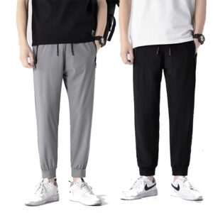 2pcs Men's Casual Pants Trousers High-Quality