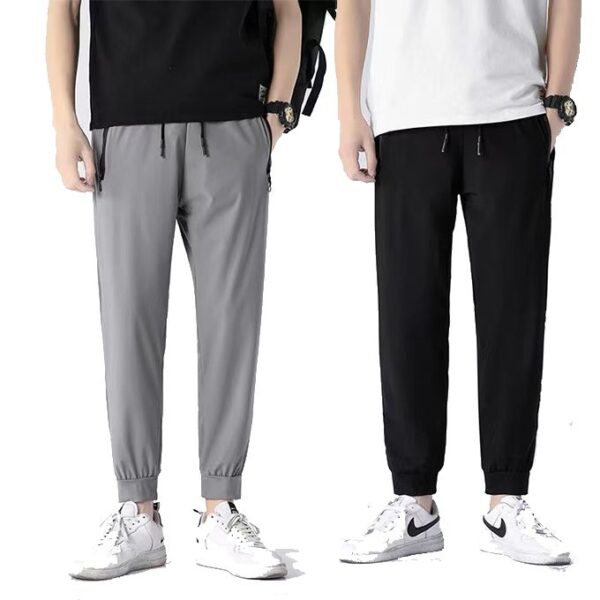 2pcs Men's Casual Pants Trousers High-Quality