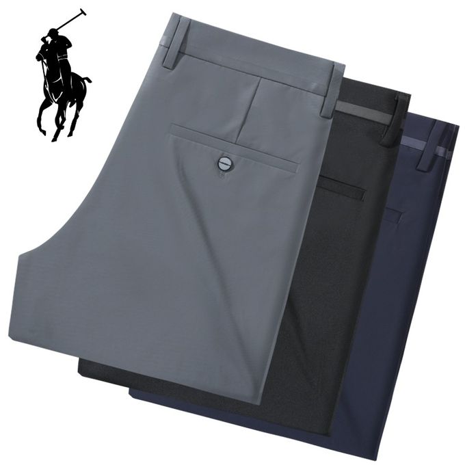 3 In 1 Quality Chinos Trousers For Men- Black, Navy Blue, And Grey