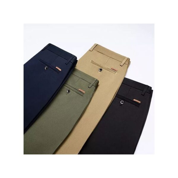 4 In 1 HIGH QUALITY Chinos Trousers For Men- Multi Colour