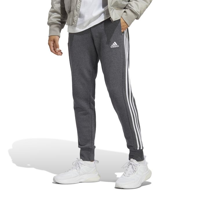 ADIDAS Essentials French Terry Tapered Cuff 3-Stripes Joggers Men