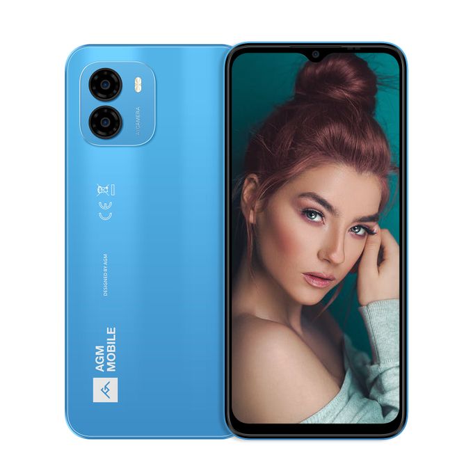 AGM Note N1 6.52" 8GB Base RAM/8GB Extended RAM/128GB ROM Android 13- Blue