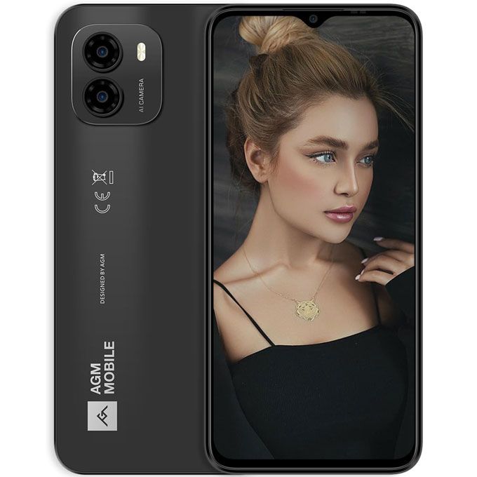 AGM Note N1 6.52" 8GB Base RAM/8GB Extended RAM/128GB ROM Android 13 - Grey