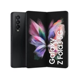 BLACK Samsung Galaxy Z Fold 3 5G -7.6", 256GB ROM,12GB RAM - Black