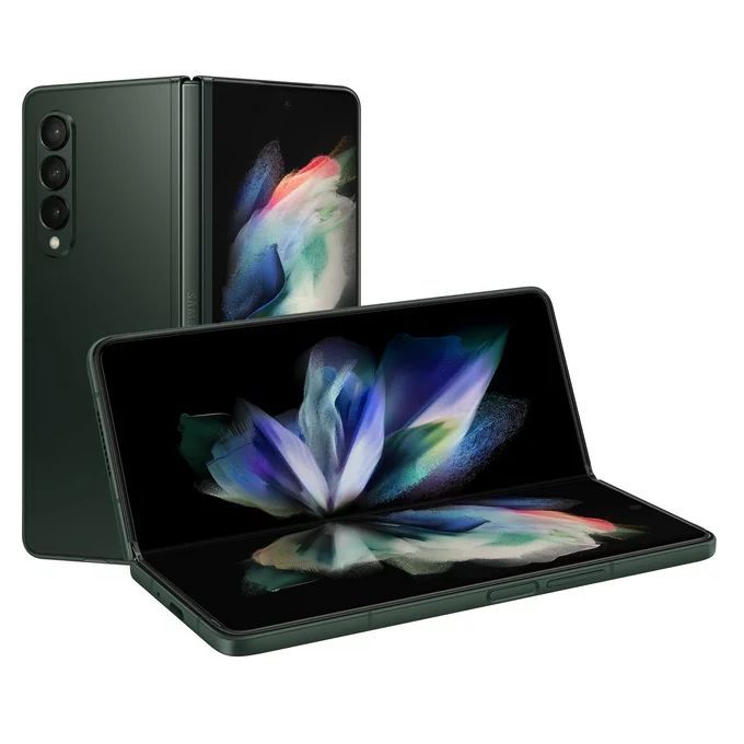 BLACK Samsung Galaxy Z Fold 3 5G -7.6", 256GB ROM,12GB RAM - Green