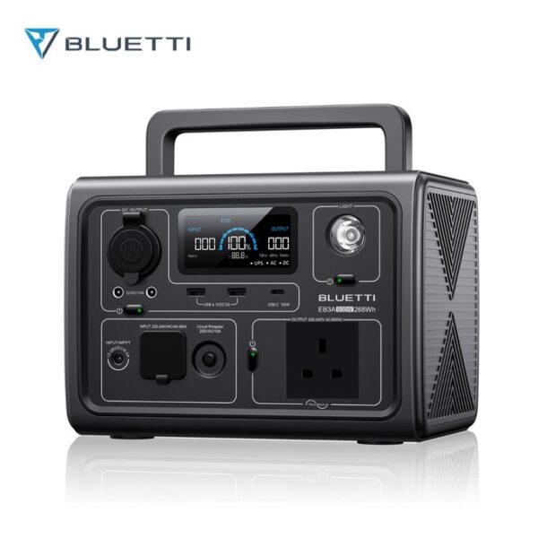BLUETTI EB3A 600W 268Wh Portable Power Station