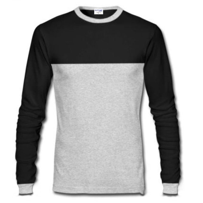 Danami Long Sleeve T-Shirt- Black & Grey