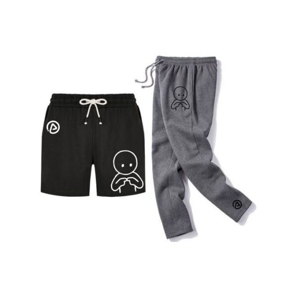 El-vin GREY Joggers & BLACK Short (R)