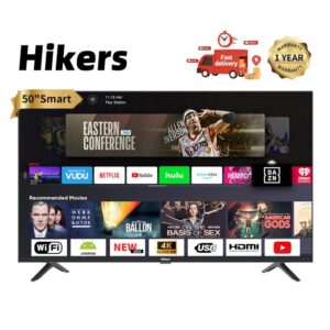 Hikers 50'' Inch Frameless Android Smart 4K LED TV-Black+WALLMOUNT - One Year Warranty