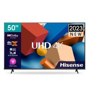Hisense 50”A6 Series Smart UHD 4K TV+ Netflix, 50A6K