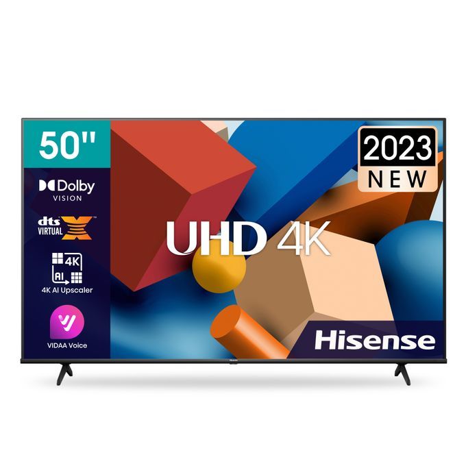 Hisense 50”A6 Series Smart UHD 4K TV+ Netflix, 50A6K
