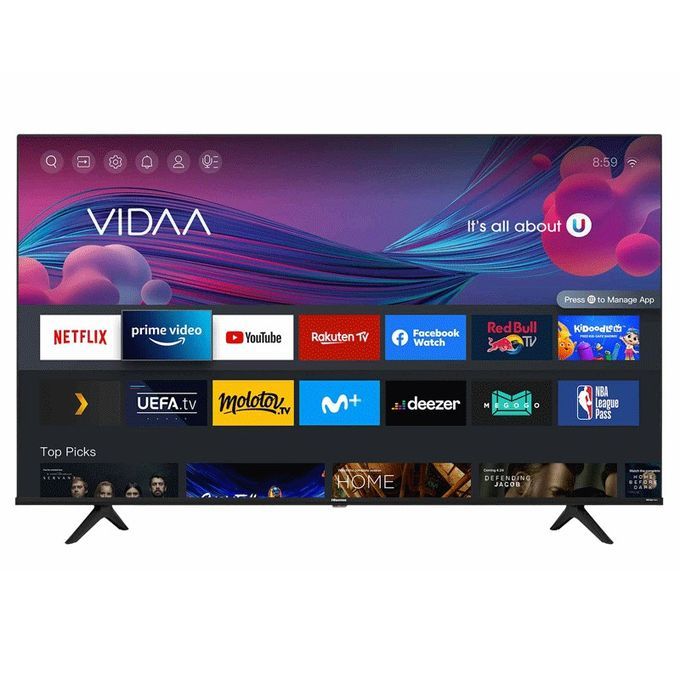 Hisense 65 Inches Smart 4K UHD TV + Free Wall Bracket 65A6h