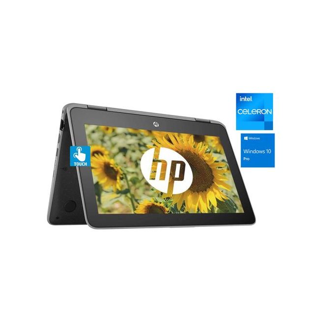 Hp ProBook 11 X360- Intel CELERON LAPTOPS - 128GB SSD-TOUCHSCREEN 4GB RAM Windows10 Pro + Laptop Pouch