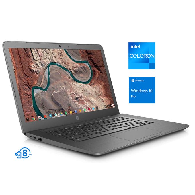 Hp Stream 11 Laptop- Intel Celeron - 64GB SSD 4GB RAM Windows 10 PRO+ Mouse & USB Light For Keyboard