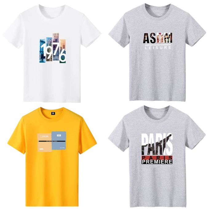 Men's Fashion T-shirt 4 Sets Of Men Polos
