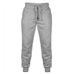 Mens Trousers Casual Trendy Combat Chinos Sport Pants Jogger - Gray