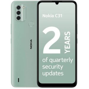 Nokia C31 - 6.75" HD+ - 3GB/32GB MEMORY- 4G LTE- 5050mAh- Mint