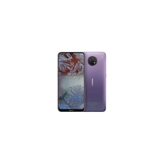 Nokia G10, 6.5" HD+ (4GB RAM, 64GB ROM) Android 11 (48/5/2/2)MP + 8MP Selfie - 4G - 5050mAh - Fingerprint- Dusk Purple