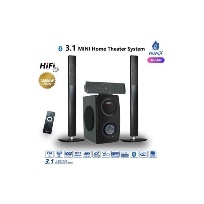 Nunix Super Bass Home Theater With DVD Player