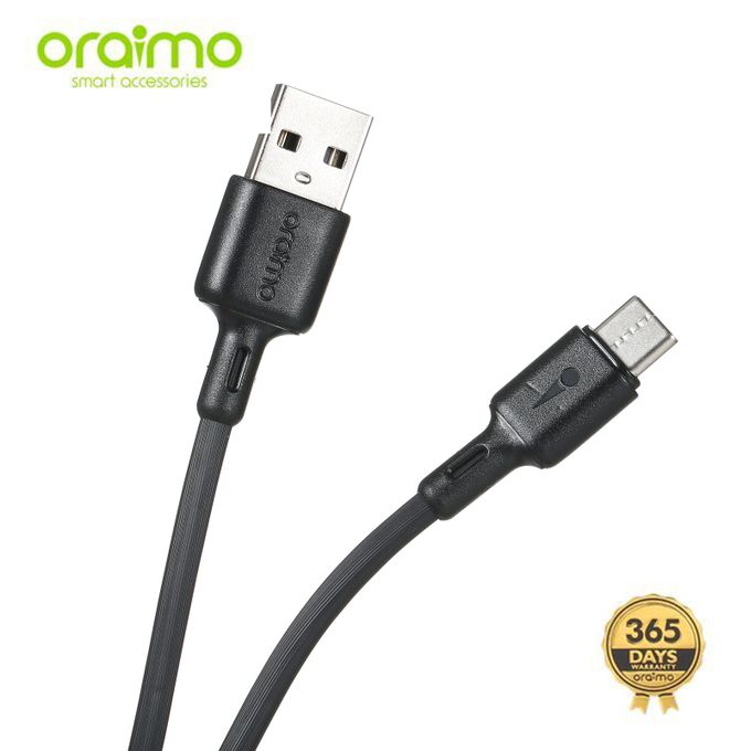 Oraimo Data Cable OCD-C54 3A 1M - Black