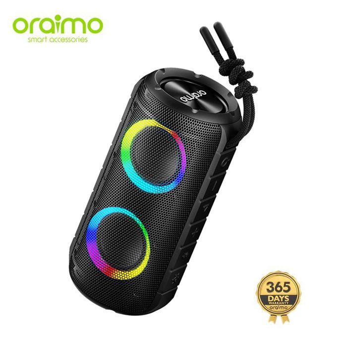 Oraimo Rover RGB Lights Bluetooth Portable IPX5 Wireless Speaker
