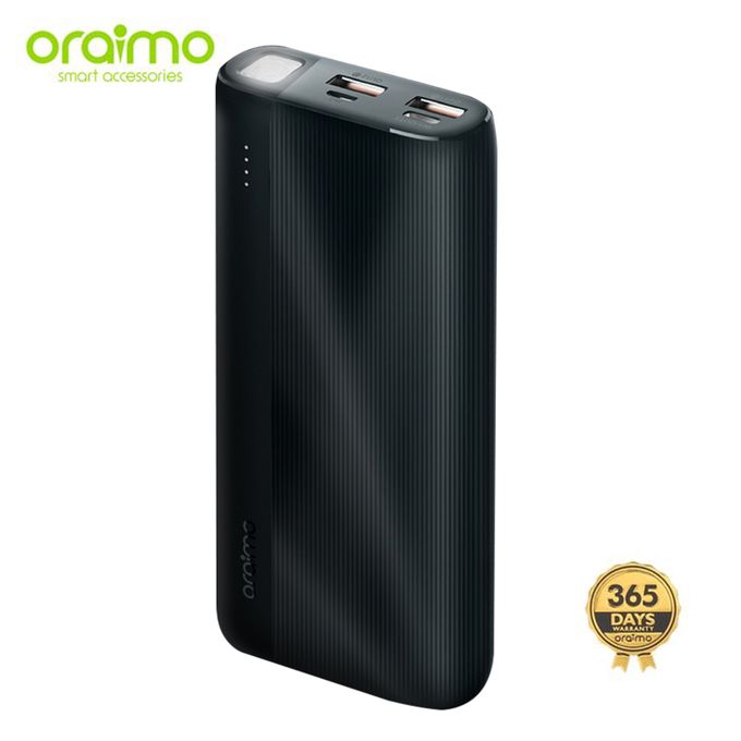 Oraimo Traveler 4 Pro Power -Bank 20000mAh 20W Fast Charge
