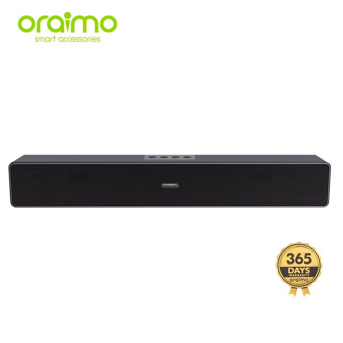 Oraimo Wireless Soundbar Tilt Stereo Sound 45-degree Tilt Boost Soundwave