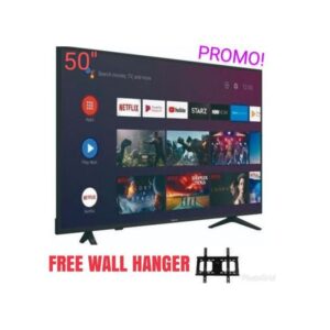 Sonix 50"INCHES SMART 4K TV + Wall Bracket