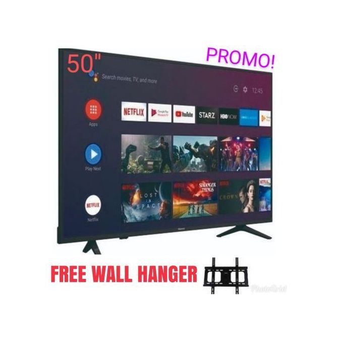 Sonix 50"INCHES SMART 4K TV + Wall Bracket