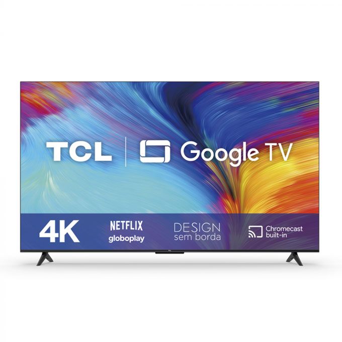 TCL 50 inches Smart 4K UHD TV - Black + 1 year warranty