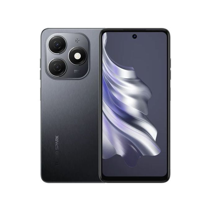 Tecno Spark 20 (KJ5) 6.6" 4GB RAM/,128GB ROM Android 13 -Black