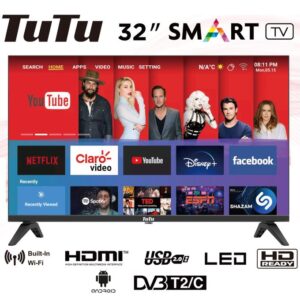 Tutu 32" Inches Smart LED TV (32Q1) - Black +1 Year Warranty