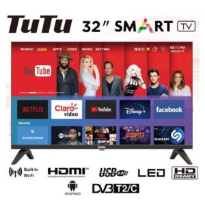 Tutu 32" Inches Smart LED TV (32Q1) - Black +1 Year Warranty